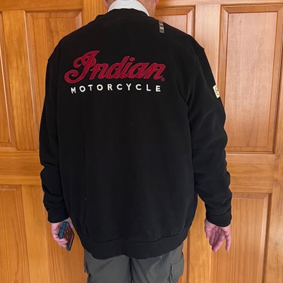 Indian Motorcycle Jacket Mens full lined fleece zip up jacket size 2XL brand new - Picture 2 of 11